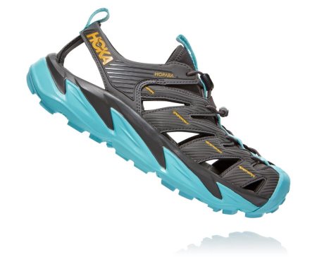 Hoka One One Hopara Ženske Sandali Temno Siva / Modra SI-963407H